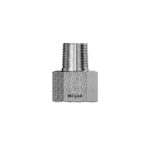 Mi-Lok female adapter vertical elevation view with female thread base and male adapter stem