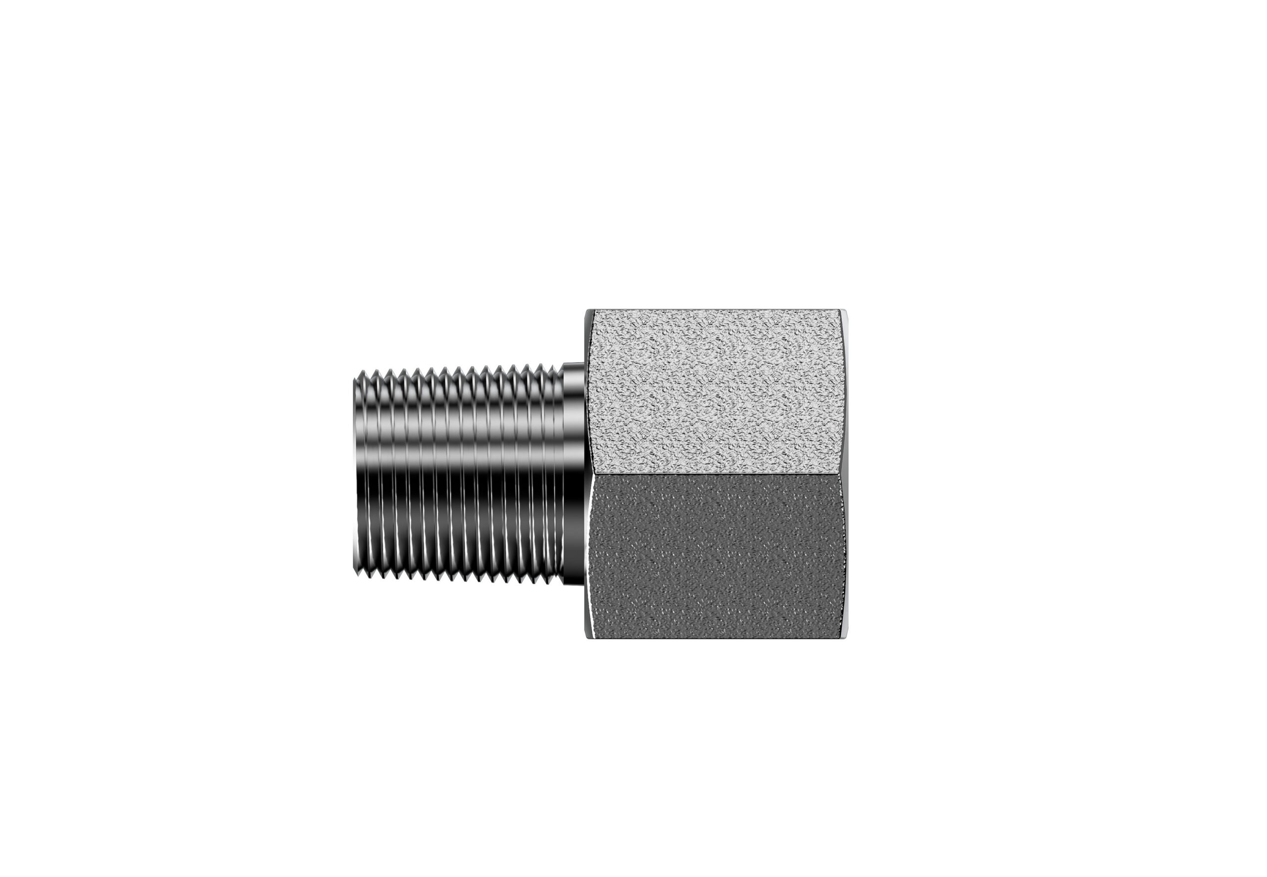 Mi-Lok female adapter horizontal side profile view