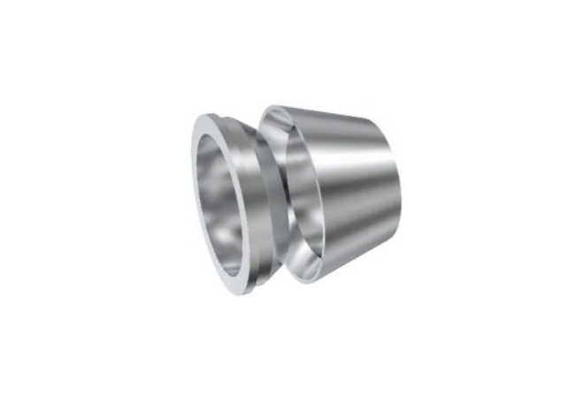 Mi-Lok twin ferrule set showing front ferrule and back ferrule aligned together