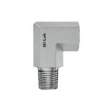 Mi-Lok 90-degree male female elbow.
