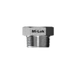 Mi-Lok reducing bushing fitting front elevation view