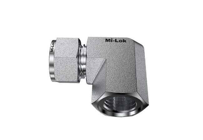 Mi-Lok 90 degree female elbow stainless steel tube fitting