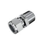 Mi-Lok stainless steel male connector tube fitting